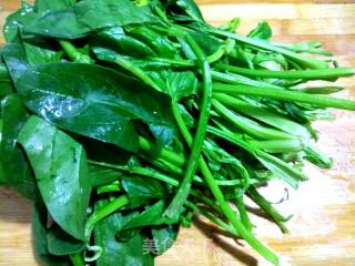 #蛋美食# Egg Sauce with Spinach recipe