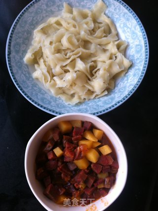 [tomato Beef Covered Noodles with Knife] === Heinz Tomato Sauce Trial Report recipe