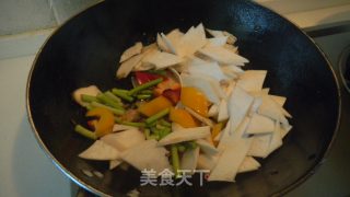 Colorful Pleurotus Eryngii recipe