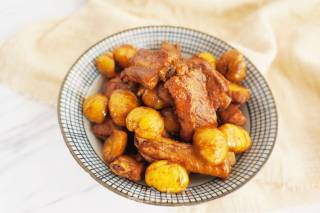 【shandong】chinese Chestnut Roasted Ribs recipe