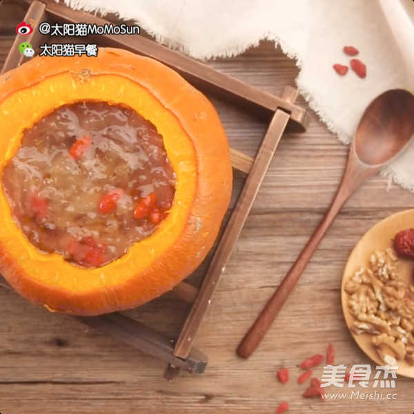 Peach Gum White Fungus Soup | Sun Cat Breakfast recipe