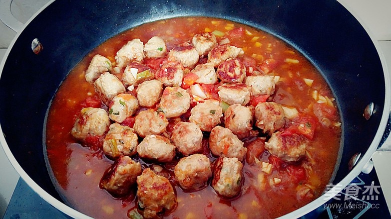 Homemade Italian Meatball Pasta recipe