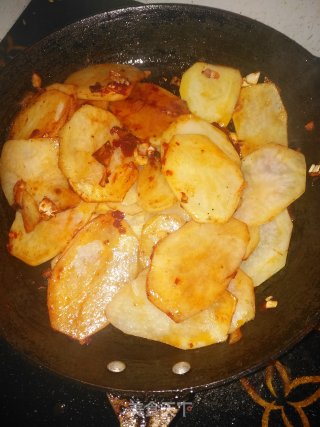 Pan-fried Potato Chips recipe