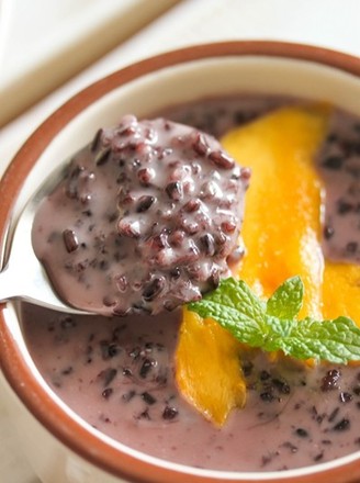 Coconut Milk Purple Rice Porridge recipe