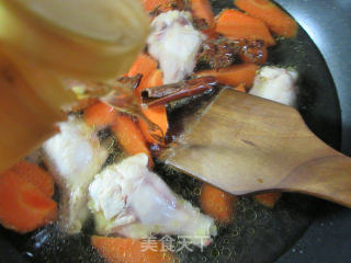 Roasted Chicken Wing Roots with Carrots recipe