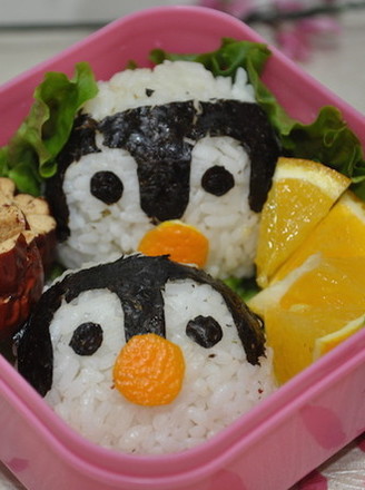 Cute Penguin Bento recipe