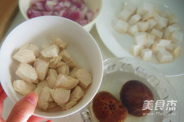 Braised Pork Rice with Chicken Breast recipe