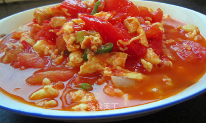 Scrambled Eggs with Tomatoes recipe