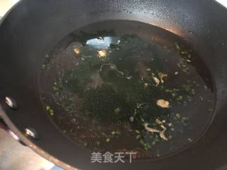 Rice Cake Fish Ball Spinach Soup recipe