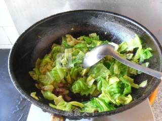 Fried Green Cabbage recipe