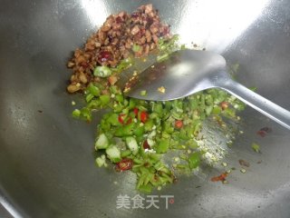 Potato Powder with Double Pepper Meat Sauce recipe