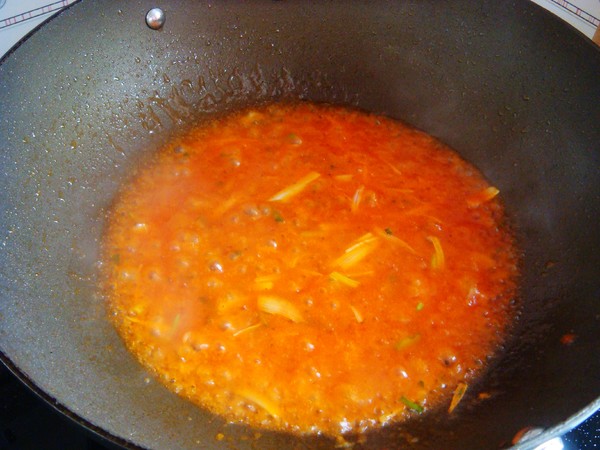 Fried Tofu in Tomato Sauce recipe