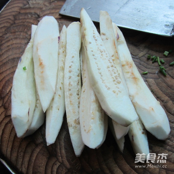 Skinless Eggplant with Oyster Sauce recipe