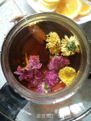 Colorful Flowers and Fruit Tea recipe