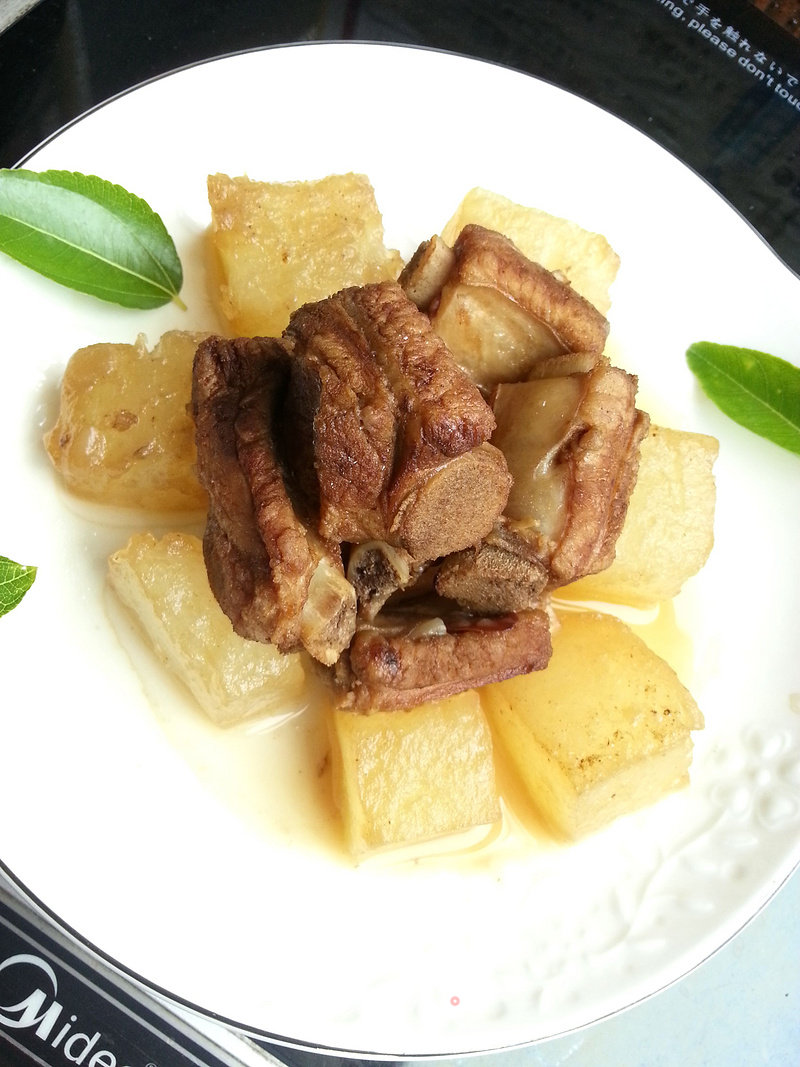 Stewed Pork Ribs with Winter Melon-----summer Home Cooking recipe