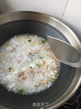 Minced Pork Elm Money Porridge recipe