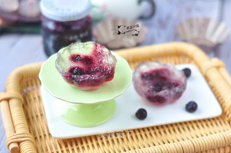 Blueberry Crystal Cake recipe