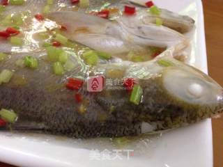 Sour Plum Steamed Fish with Bamboo Shoots recipe