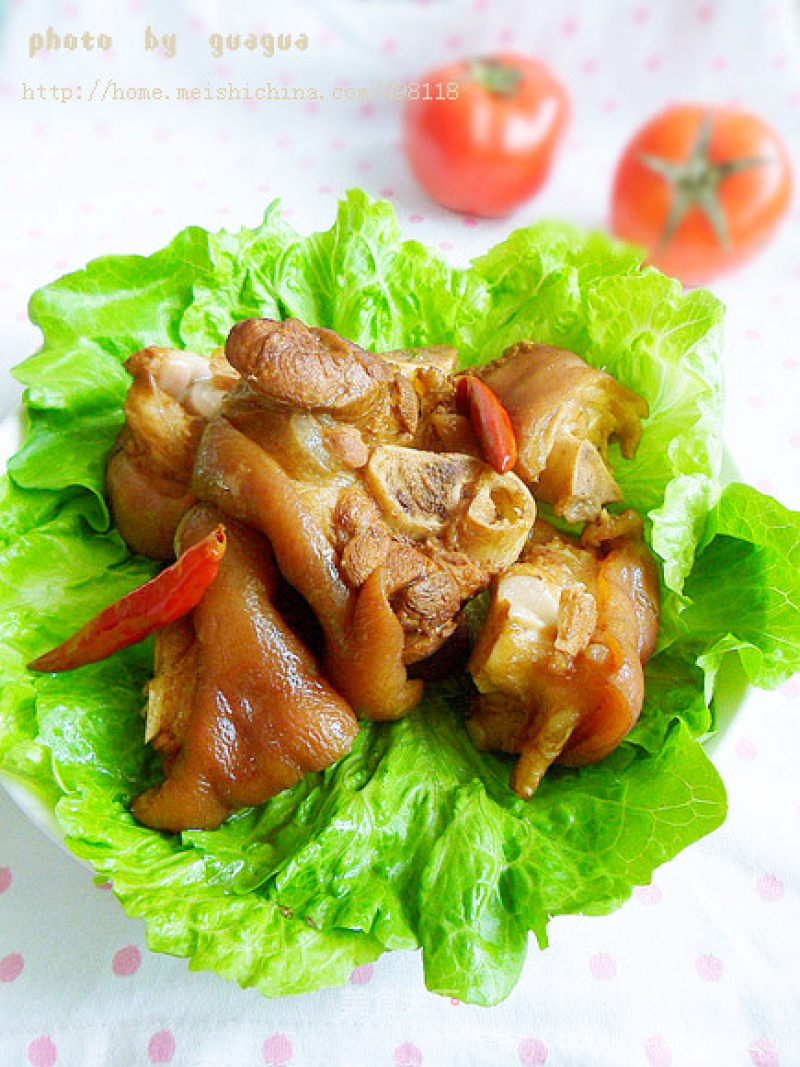 [beauty and Greedy] Braised Pork Feet in Brown Sauce recipe