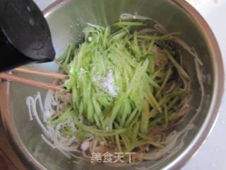 Cucumber with Enoki Mushroom recipe