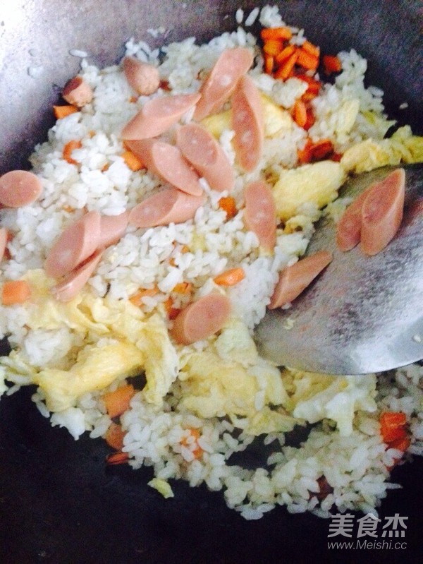 Carrot and Egg Fried Rice recipe