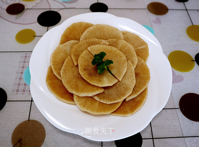 Sweet and Sour Radish Slices recipe