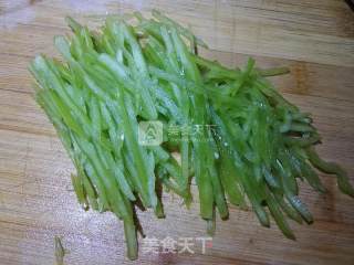 Green Pepper and Potato Shreds recipe