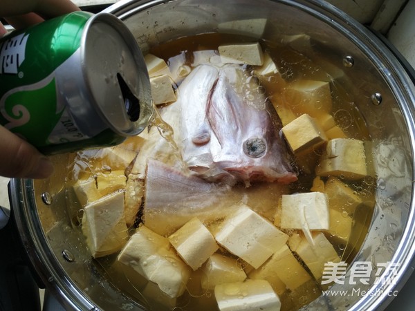 Grilled Fish Tofu Soup recipe