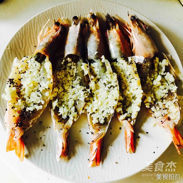 Baked Prawns with Garlic Cheese recipe