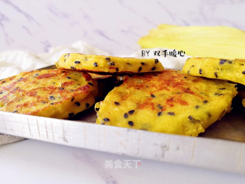 Fresh Corn Milk Sesame Cake recipe