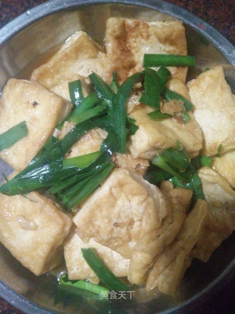 Fried Tofu with Chives