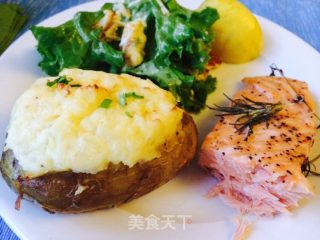 Mashed Potatoes Twice Baked Potatoes Classic American Western Food recipe