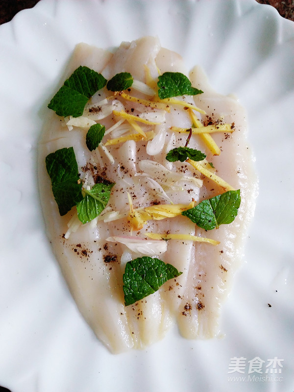 Steamed Mint Plaice recipe