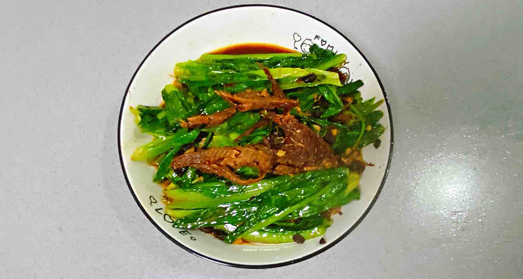 [recipe for Pregnant Women] Lettuce with Tempeh and Dace in Oil, Fresh and Fragrant, recipe