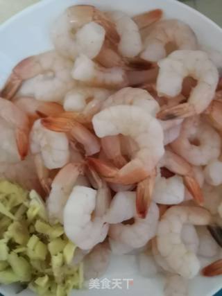 Fried Shrimp with Ginger recipe