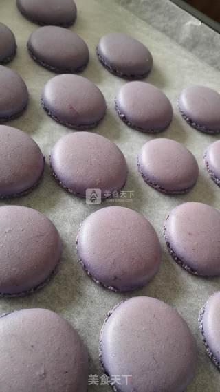 #aca明星饼大赛#purple Enamored Macarons recipe