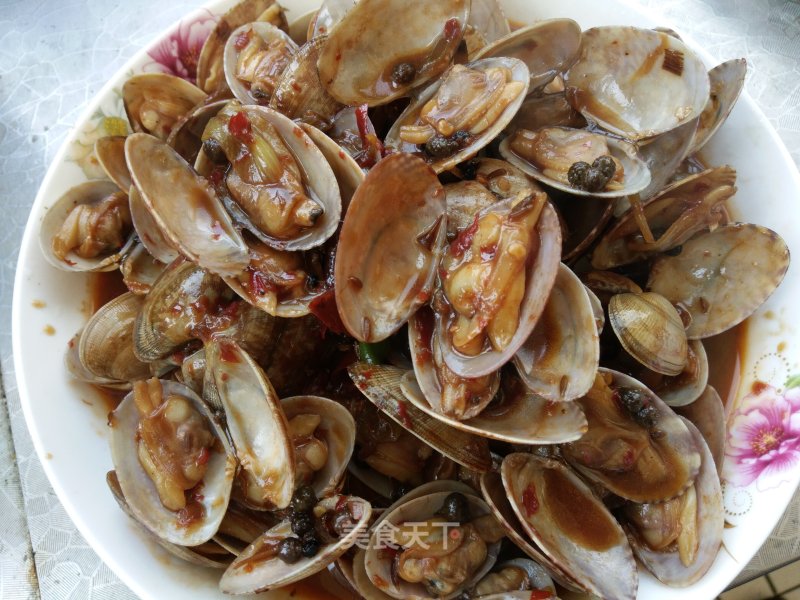 Spicy Secret Flower Clams recipe