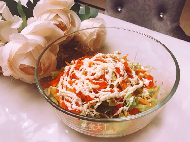 Fish Roe and Vegetable Salad recipe