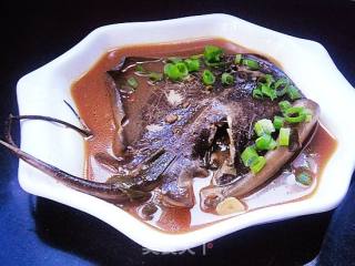 Braised Boss Fish in Soy Sauce recipe