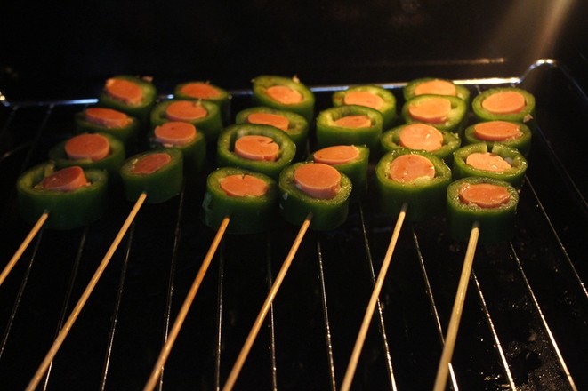 Grilled Chili Ham Skewers recipe
