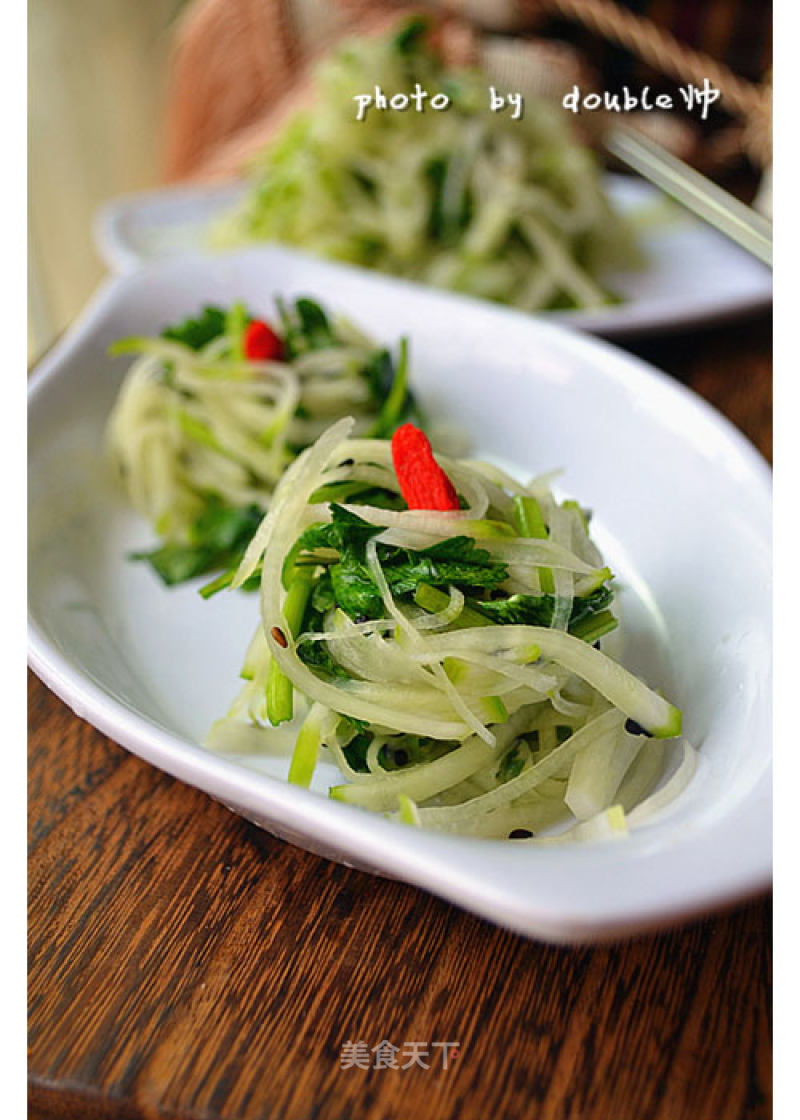 ["smelly" Radish Mixed with "fragrant" Dishes] recipe