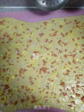 #aca烤明星大赛# Scallion Ham Cheese Meal Pack recipe