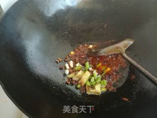 Beef with Red Oil and Golden Needles recipe