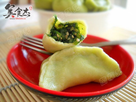 Garland Chrysanthemum Dumplings recipe