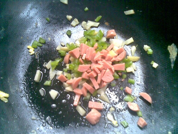 Golden Mixed Vegetable Fried Rice recipe