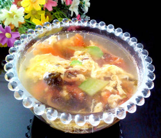 Seaweed and Egg Soup recipe