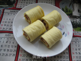 Pork Floss Cake Roll recipe