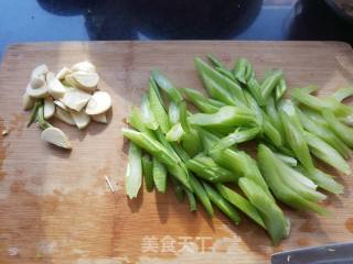 Grilled Celery with Oyster Mushrooms recipe