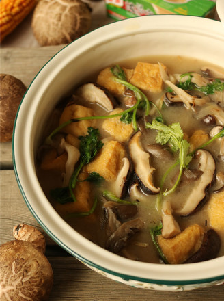 Mushroom Tofu Pot