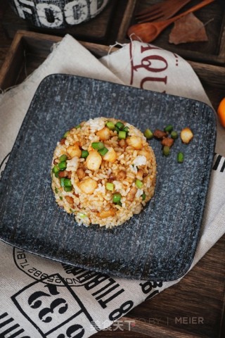 Fried Rice with Shrimp and Garlic recipe